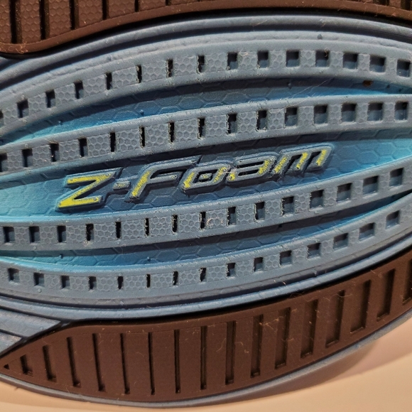 Vimazi Z50 Womens Premium Black Blue Athletic Shoes with Ribbed Design Size 9 - Picture 9 of 14